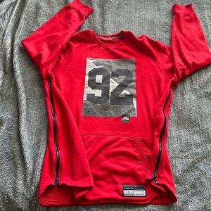 Nike crewneck hoodie w/ zipping sides